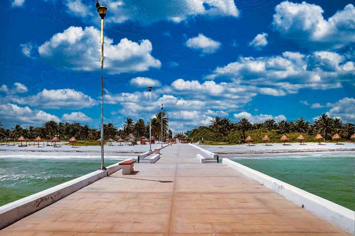 Beachfront Apartment Hacienda Dเอลกูโย ภายนอก รูปภาพ