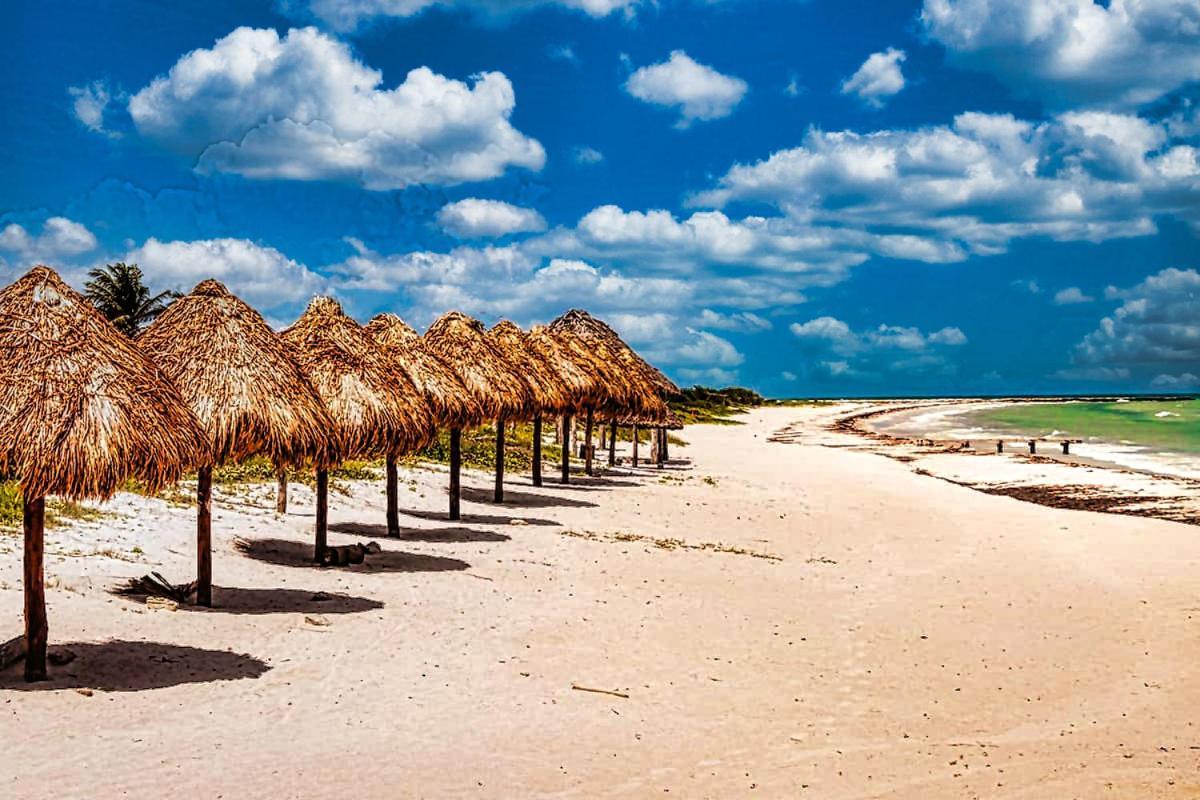 Beachfront Apartment Hacienda Dเอลกูโย ภายนอก รูปภาพ