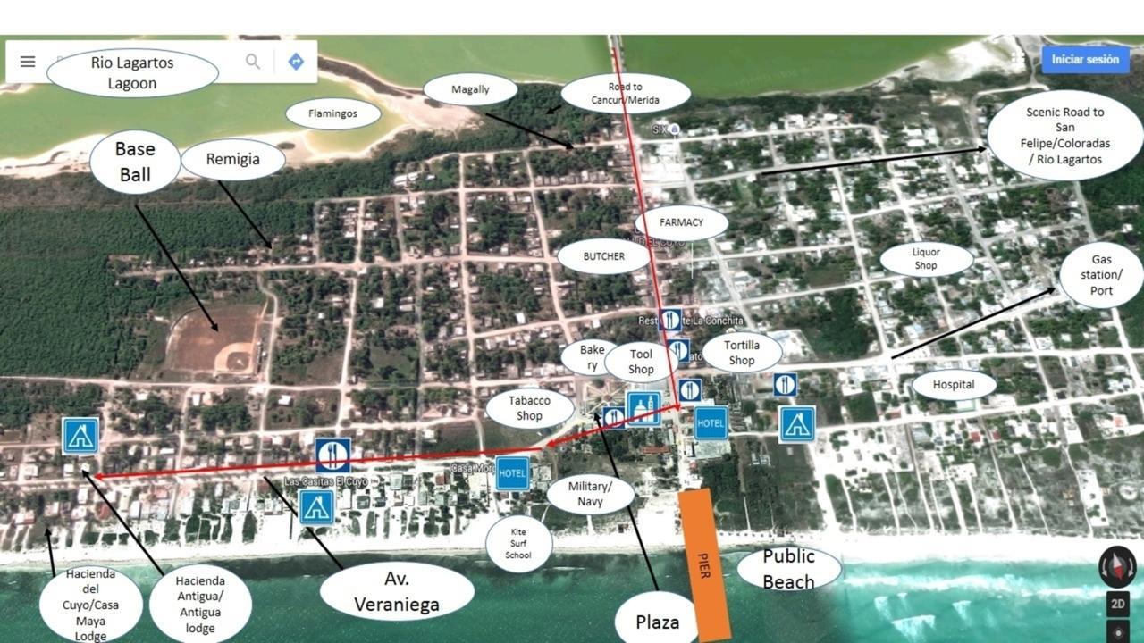 Beachfront Apartment Hacienda Dเอลกูโย ภายนอก รูปภาพ